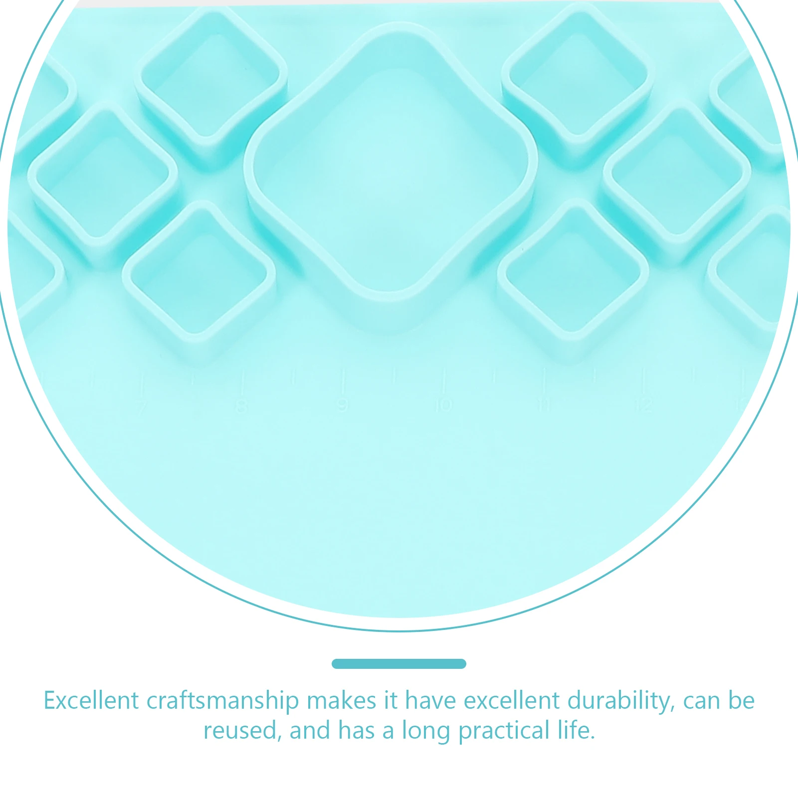 

4Pcs Sturdy Silicone Craft Mat Non Stick Silicone Painting Pad for Various Creations