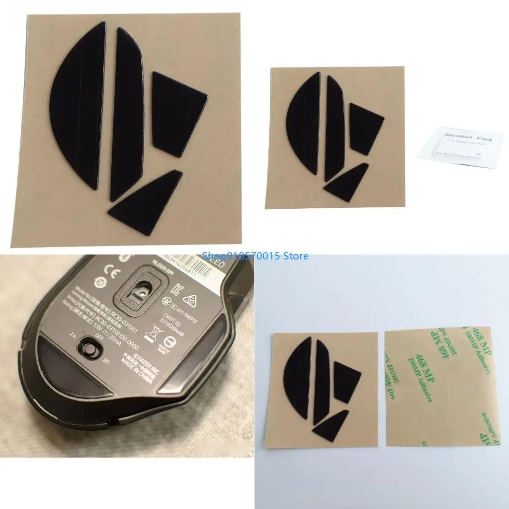 B95C 1 Set Durable Mouse Feet for Basilisk X HyperSpeed Mouse Mice Upgrade