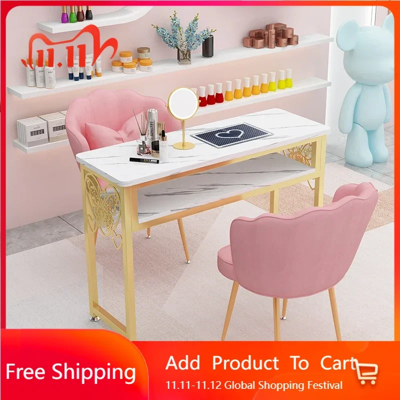 

Funky Clean Nail Desk Profesional Kawaii Aesthetic Equipment Nail Desk Everything Supplies Biurko Do Manicure Backyard Furniture