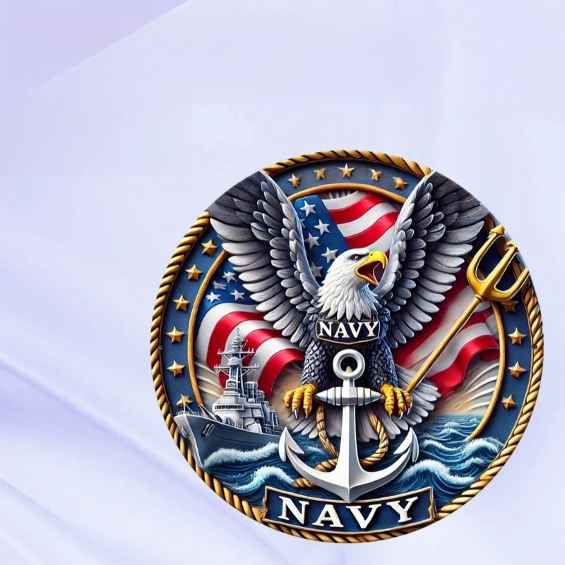 

Patriotic Eagle Flag Acrylic Disc, Tree of Life Wall Hanging for Independence Day, Creative Home Decor Plaque, Unique Gift