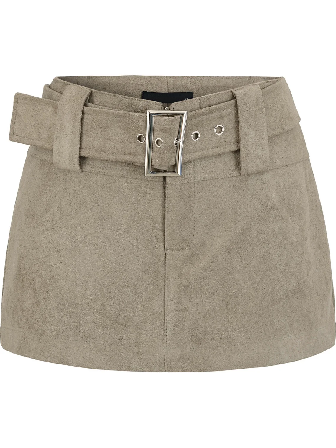 Retro Amerikaanse Suède A-lijn Rok Dames Gordel Slim Fit Ort Rok Anti-Licht Wikkel rond Rok Dagelijks gebruik Polyester