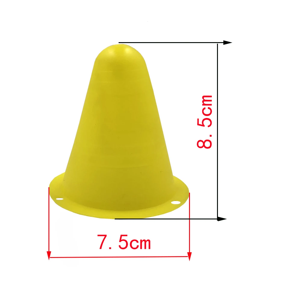 5Pcs/Set Inline Skating Skateboard Mark Cups Soccer Rugby Speed Training Equipment Marker Cones Slalom Roller Skate Pile Cup