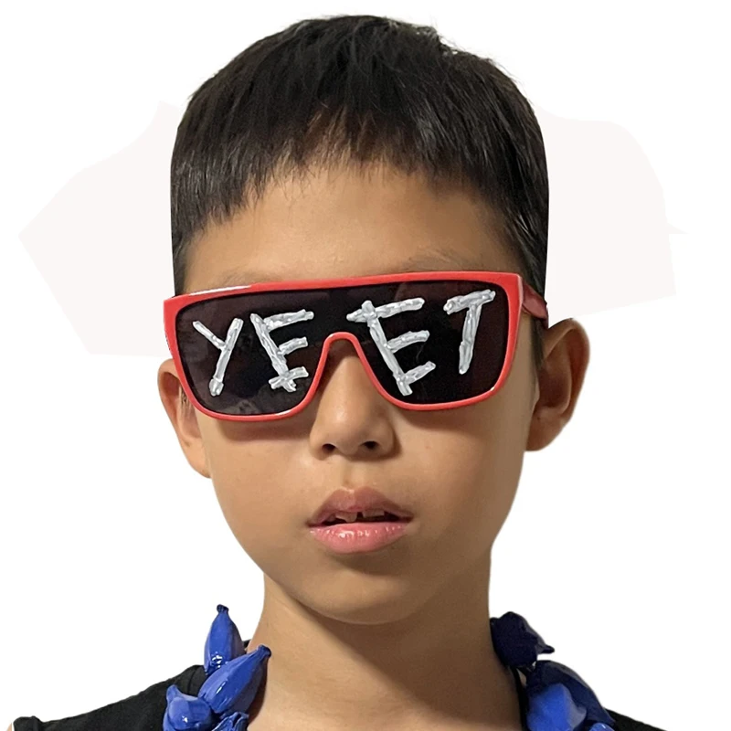 Yeet Sunglasses Sports Shades for Main Event Jey Uso glasses Costume children glasses