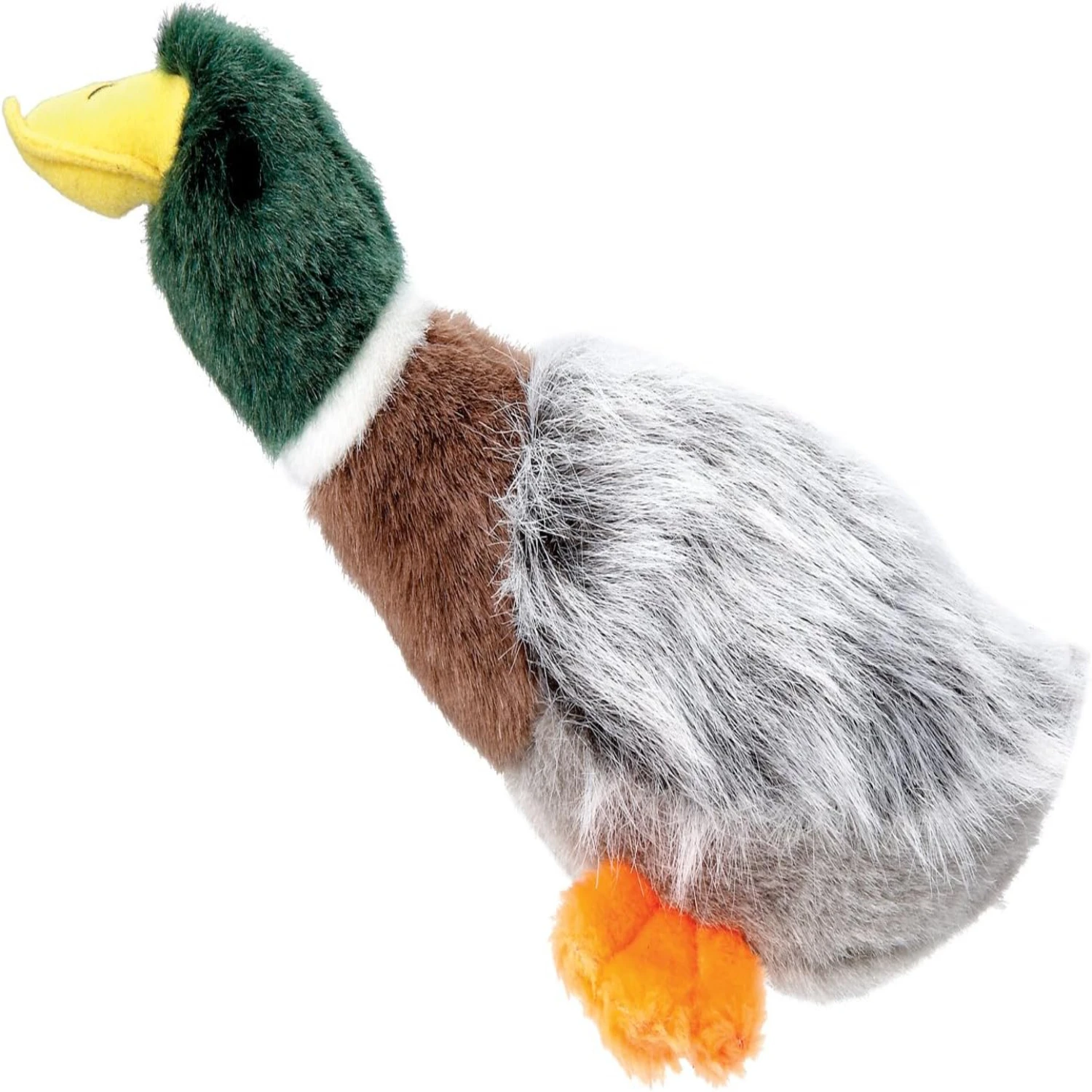 

Engaging and Vibrant 12-Inch Mallard Squawk Flock Dog Toy for Interactive Playtime, Perfect for Medium to Large Breeds. Durable