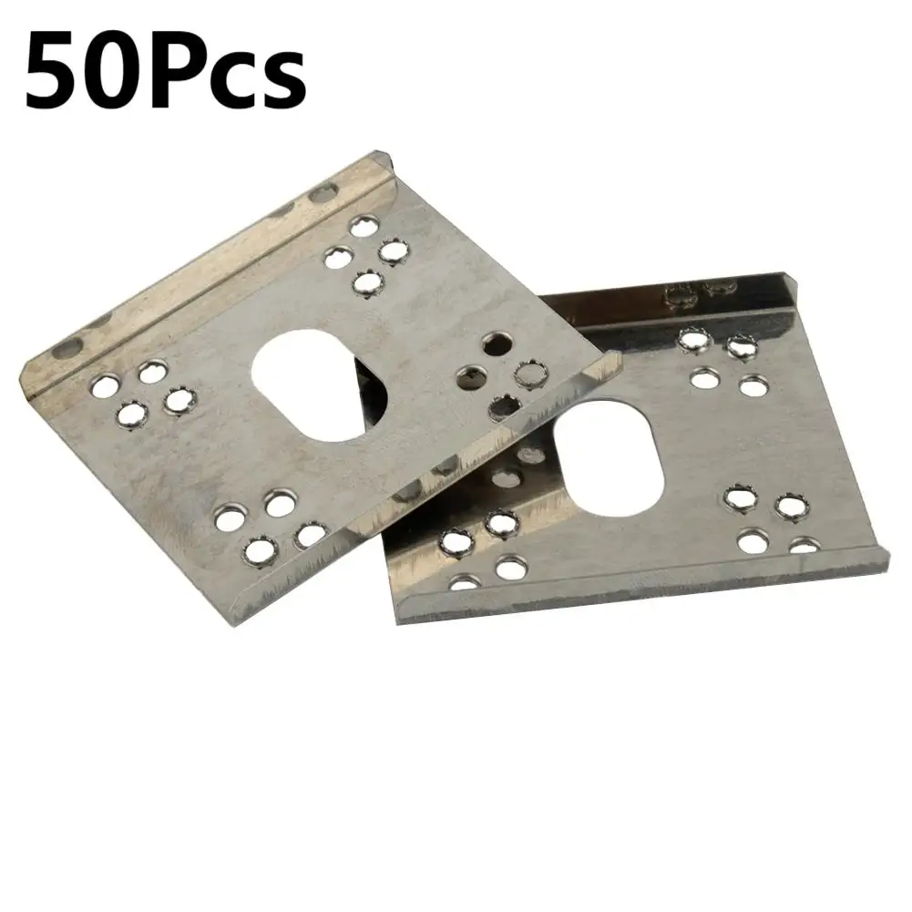 50pcs Grounding Washer C-Shaped Steel Photovoltaic Conductive Sheet Versatile Grounding Solution Solar Power Grounding Gasket