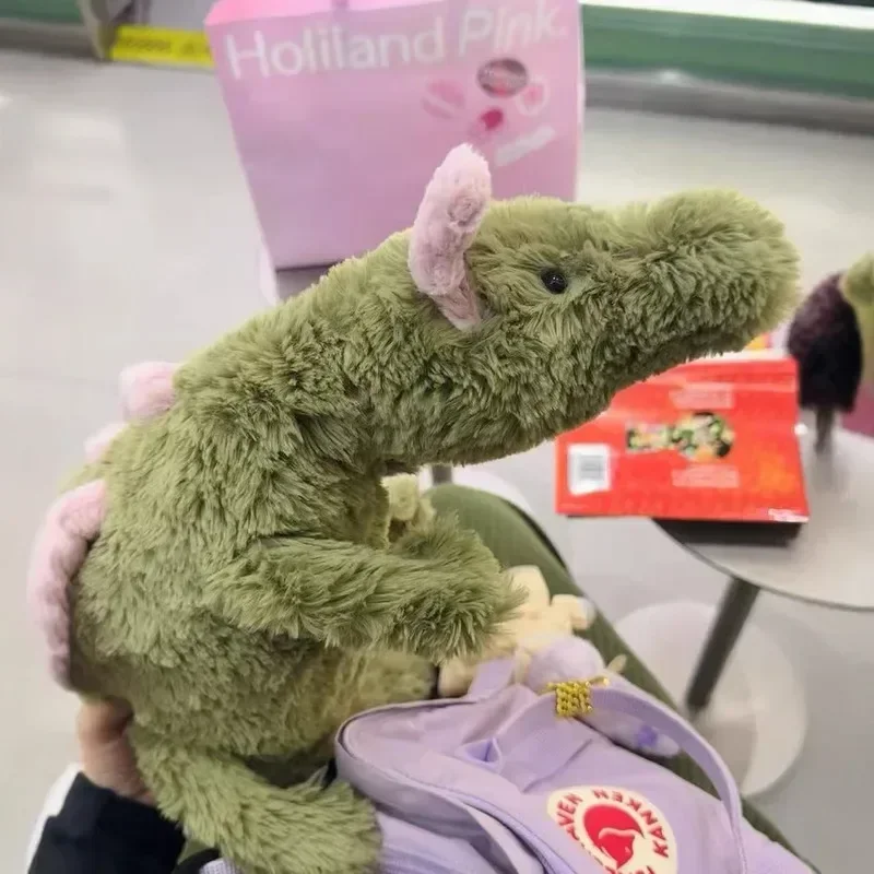 66 cm Gelee-Geschenk, Matcha-Drache und lila Drache, Schlüsselanhänger, Plüschtier, süßer und beruhigender Begleiter, Plüschtier, Weihnachtsgeschenk