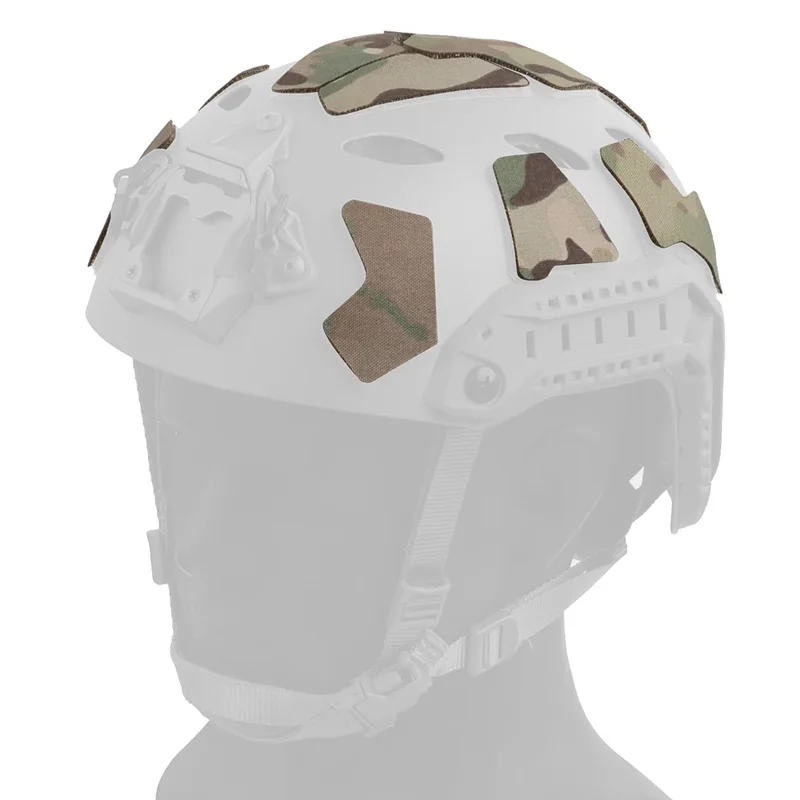 Tactical Helmet Hook and Loop Patch Stickers Adhesive Magic Sticker Accessories for FAST SF High Cut Helmets