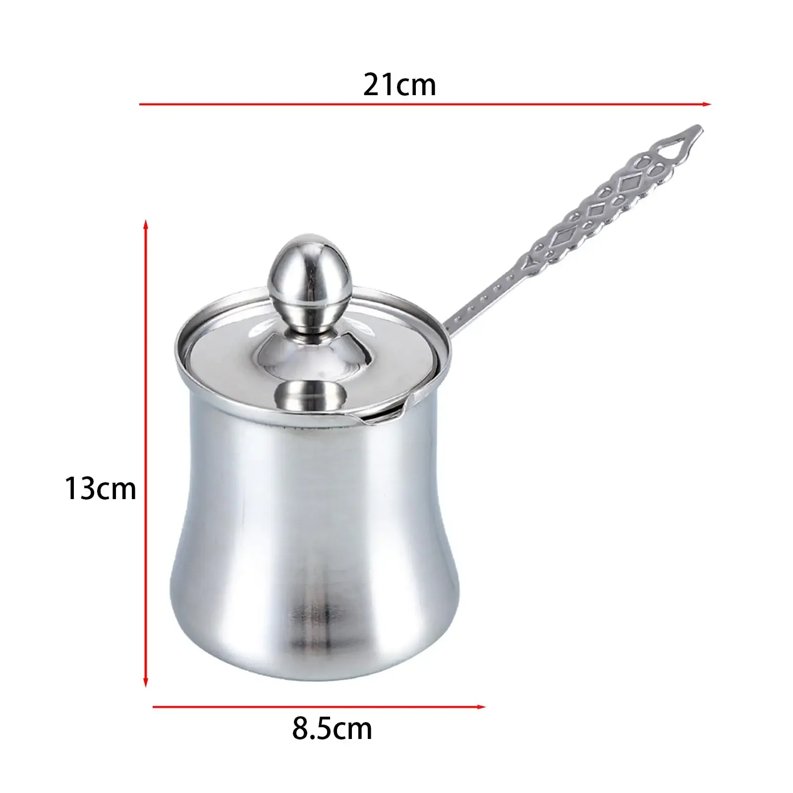 Кофейник, универсальный шоколадный чайник с длинной ручкой, арабский чайник, плавильный горшок для уличного ресторана, офиса, домашнего кафе