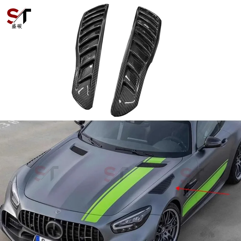 

Suitable for 2019 Mercedes-Benz AMG GTR PRO fender trend carbon fiber fender decorative vent modification