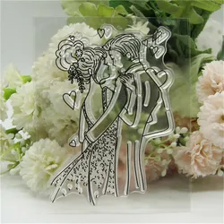 Wedding hug Transparent Clear pattern Stamps for DIY Scrapbooking/Card Making/Kids Christmas Fun Decoration Suppliestampons