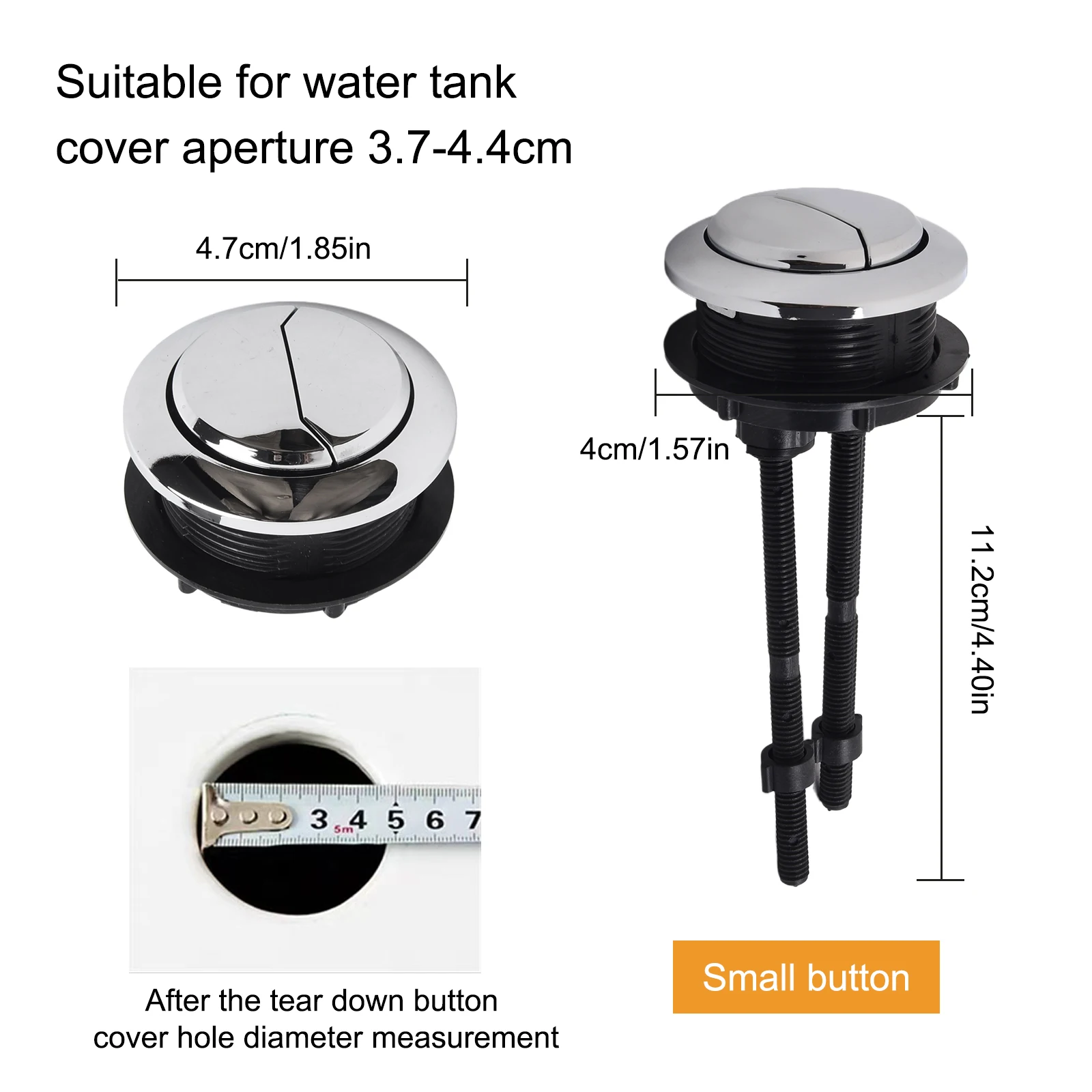 Bathroom Accessories Toilet Bottom Toilet Seat Parts Toilet Tank Flush Valve Water Saving Round Dual Flush Toilet Cistern Bottom