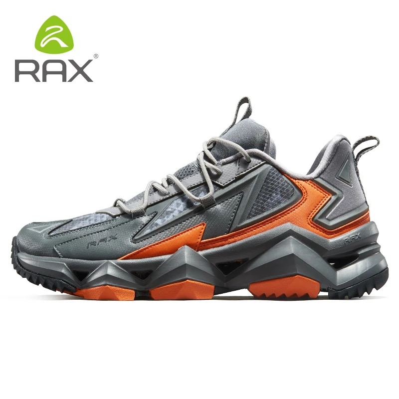 Rax Men Waterproof Hiking Shoes Breathable Hiking Boots Outdoor Trekking Sports Sneakers Tactical Shoes