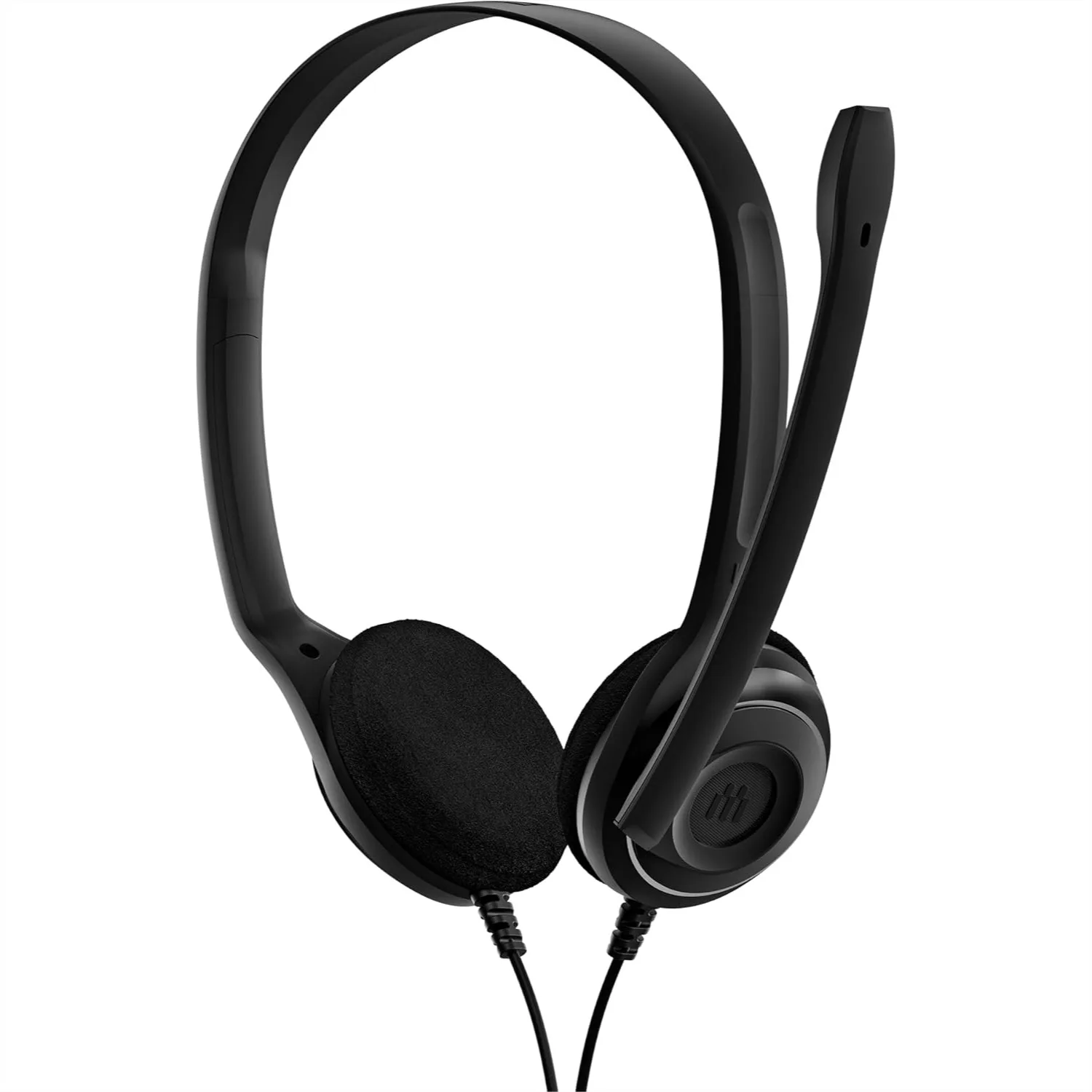

Stereo USB Headset For PC And Mac With Noise Cancelling Microphone And Inline Volume Control - Black