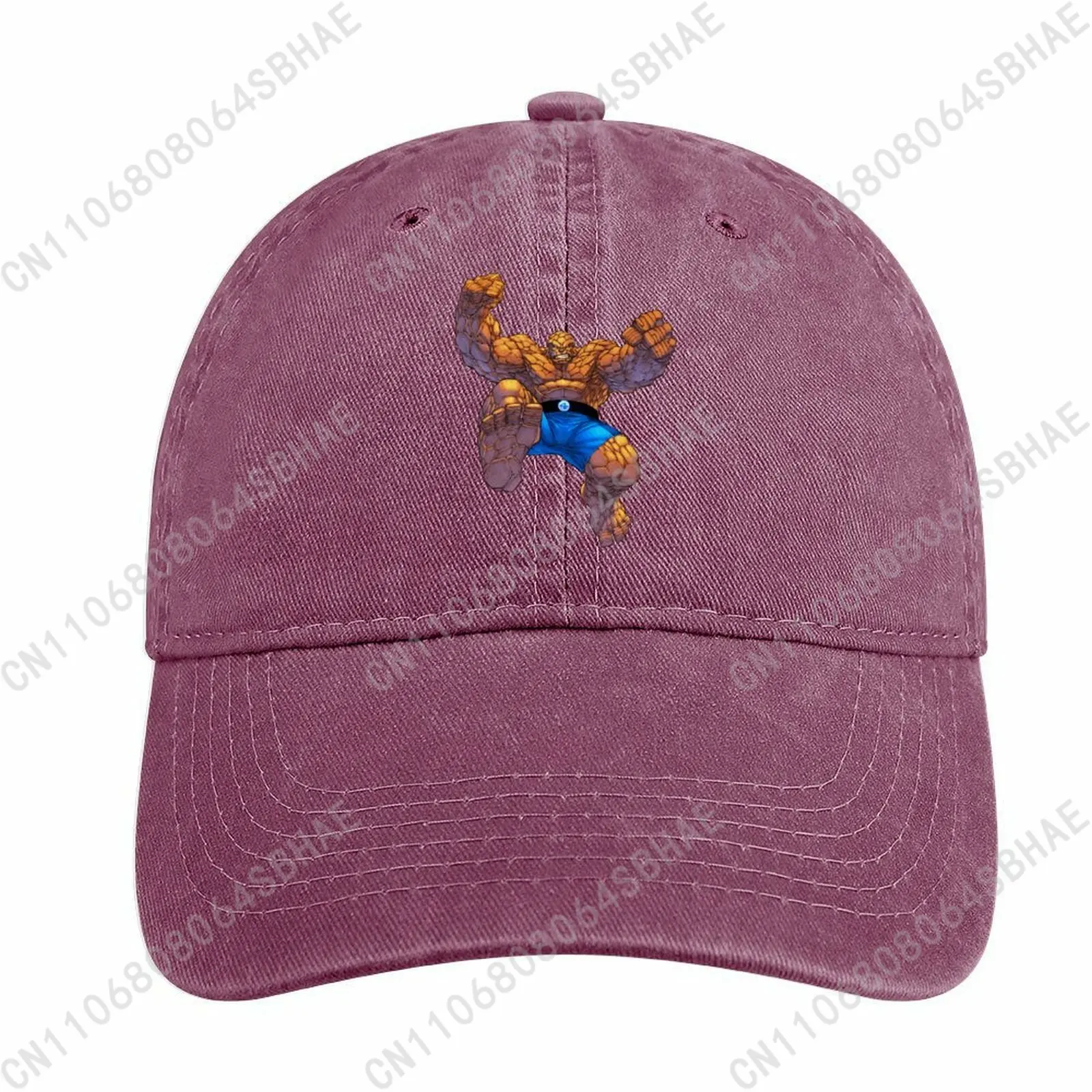 

Marvel Things Washed Cotton Baseball Cap Vintage Dad Hat Men Women Retro Adjustable Denim Cap Streetwear Cosplay