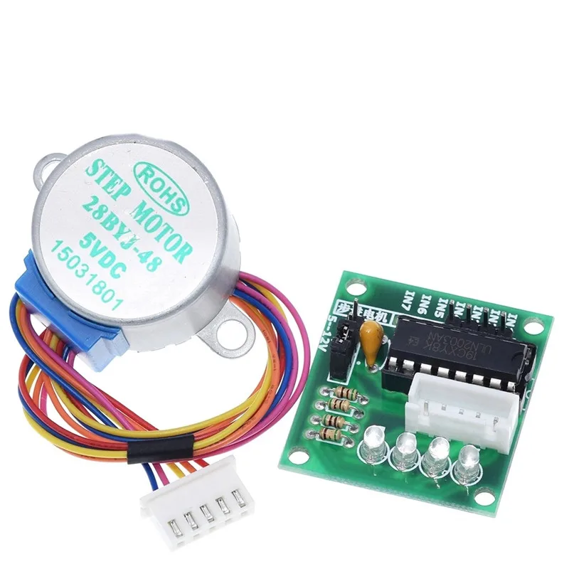 Smart Electronics 28BYJ-48 5V 4 Phase DC Gear Stepper Motor + ULN2003 Driver Board for arduino DIY Kit