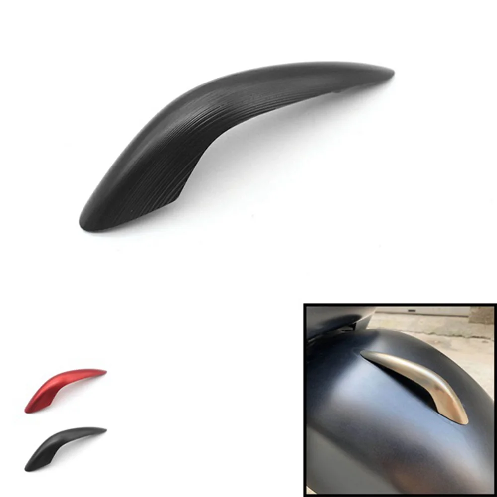 Motorcycle Front Mudguard Fender Nose Decorater Beak for Vespa(Black)