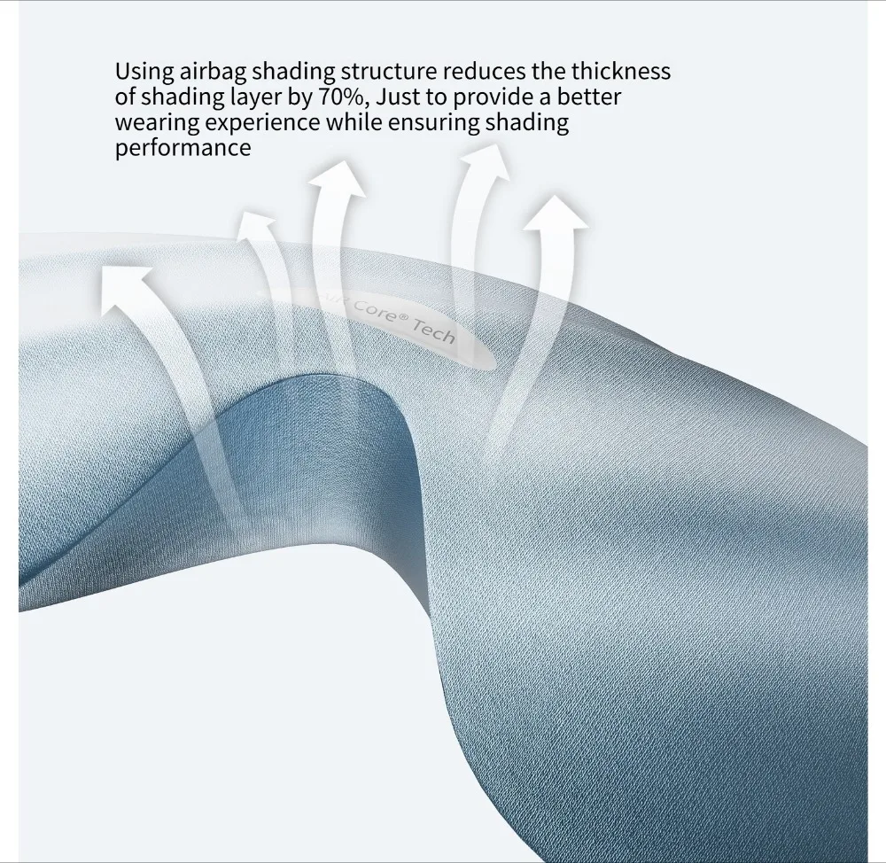 Neue Dreamlight 4S Pro Memory Foam Augenmaske mit Vollschattierung für Entspannung und Schlaf, Lichtblockierend für Besseren Schlaf, Weiche Augenmaske aus Reiner Seide – Detail 29
