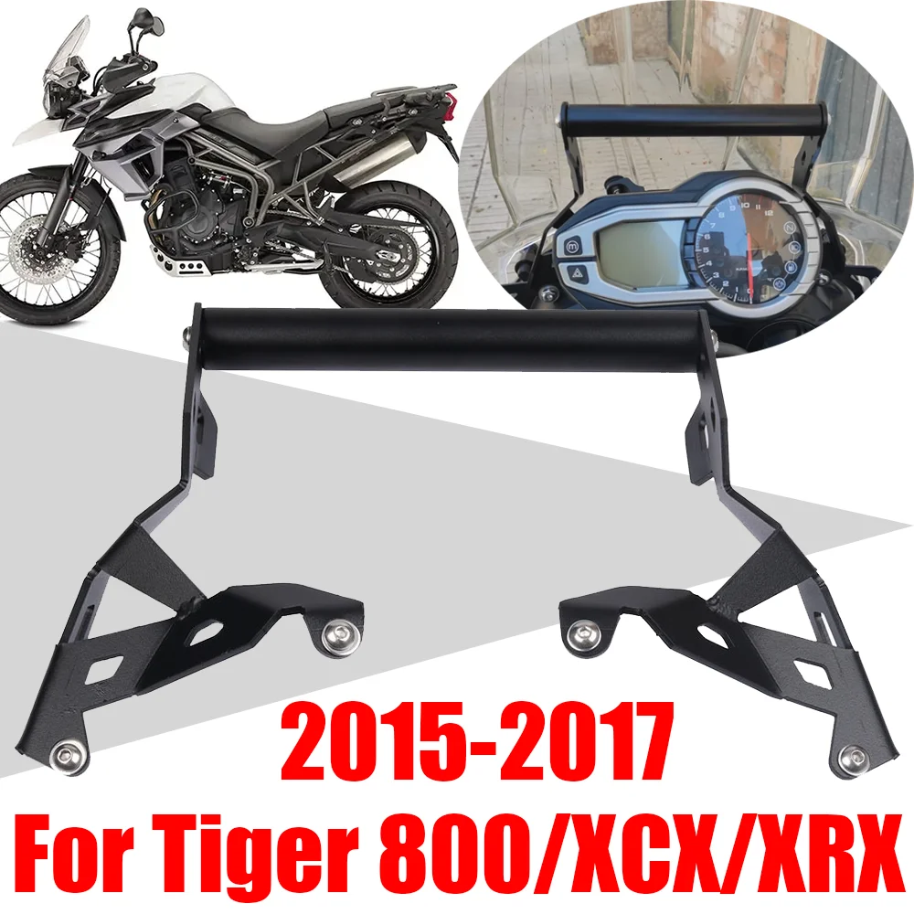 

For Triumph Tiger 800 XCX XRX XCA Tiger800 2015 2016 2017 Accessories Mobile Phone Stand Holder GPS Navigation Plate Bracket