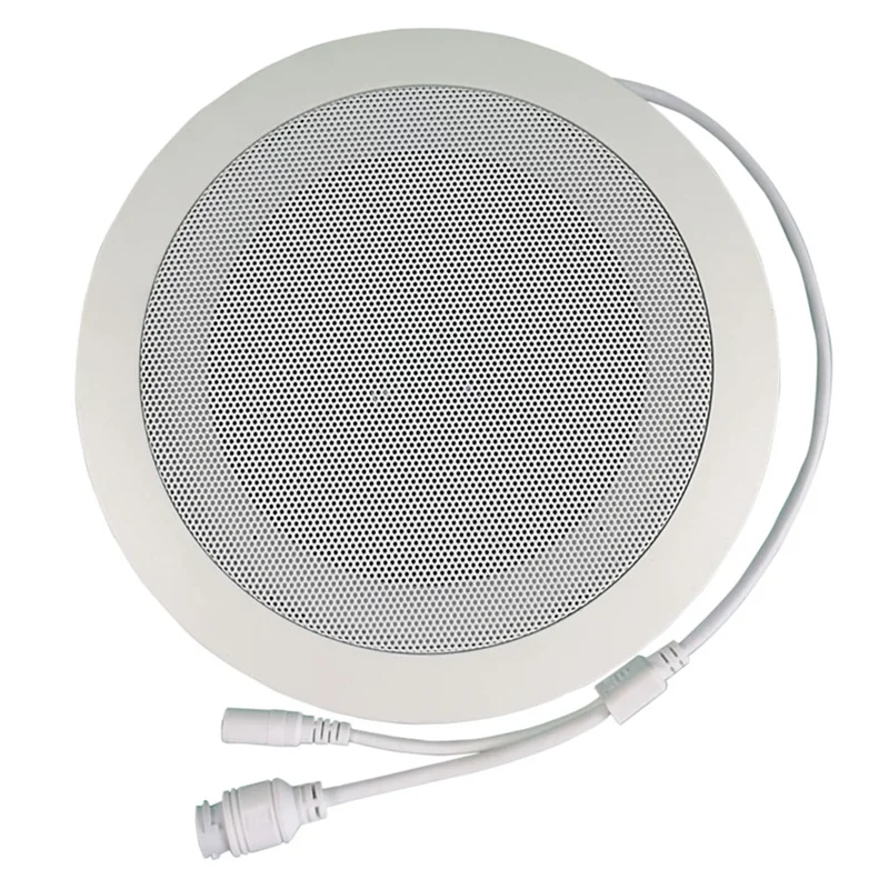 A14M 10W Network IP Public Address System Audio ABS Ceiling Speaker POE Or DC12V
