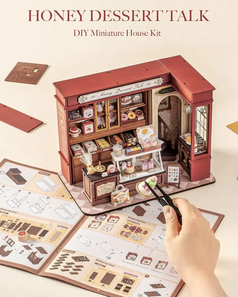 ミニチュアドールハウス　オーダー用 Amazon | 1/16ドールハウスの愛好家とクラフトモデルのプロジェクト クリアファイル