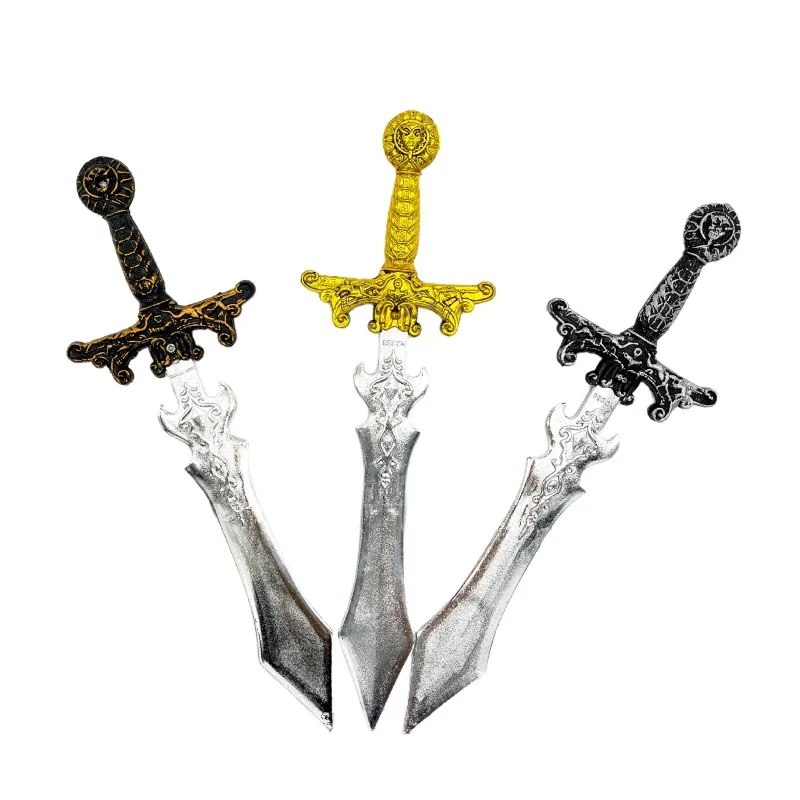 27 cm/10.63in Zonnegod Zwaard Messen Kunststoffen Wapens Model Rekwisieten Halloween Anime Randapparatuur Collectible Ornamenten Vriendje Geschenken