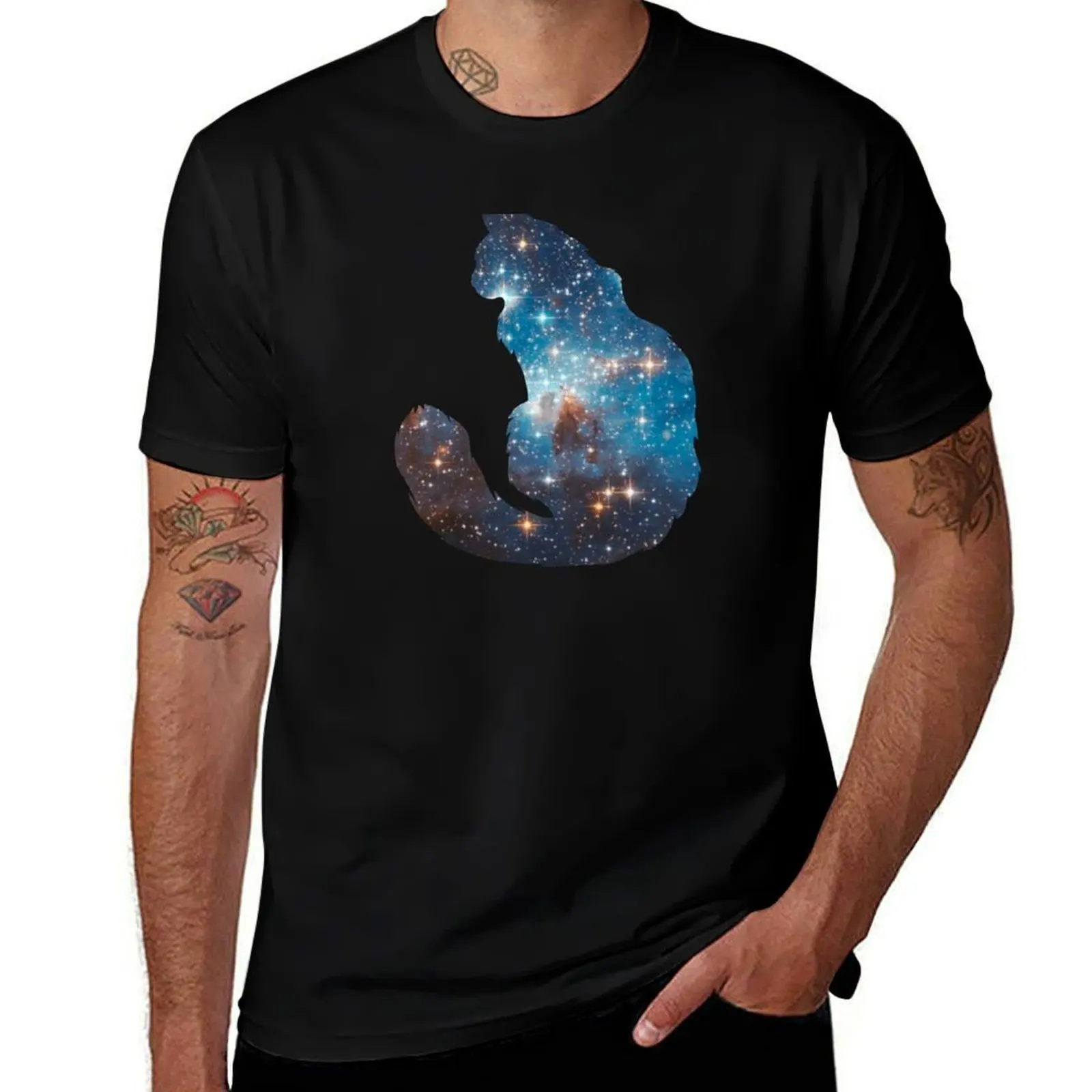 

Space Cat T-Shirt man t shirt designer funny t shirts dark humor T-Shirt