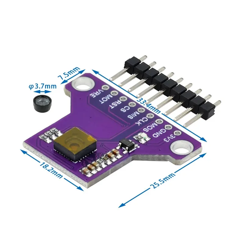 PMW3901 وحدة استشعار التدفق البصري PMW 3901 الاستشعار الحالي البصري XY تدفق الضوء CJMCU-3901 الترجمة