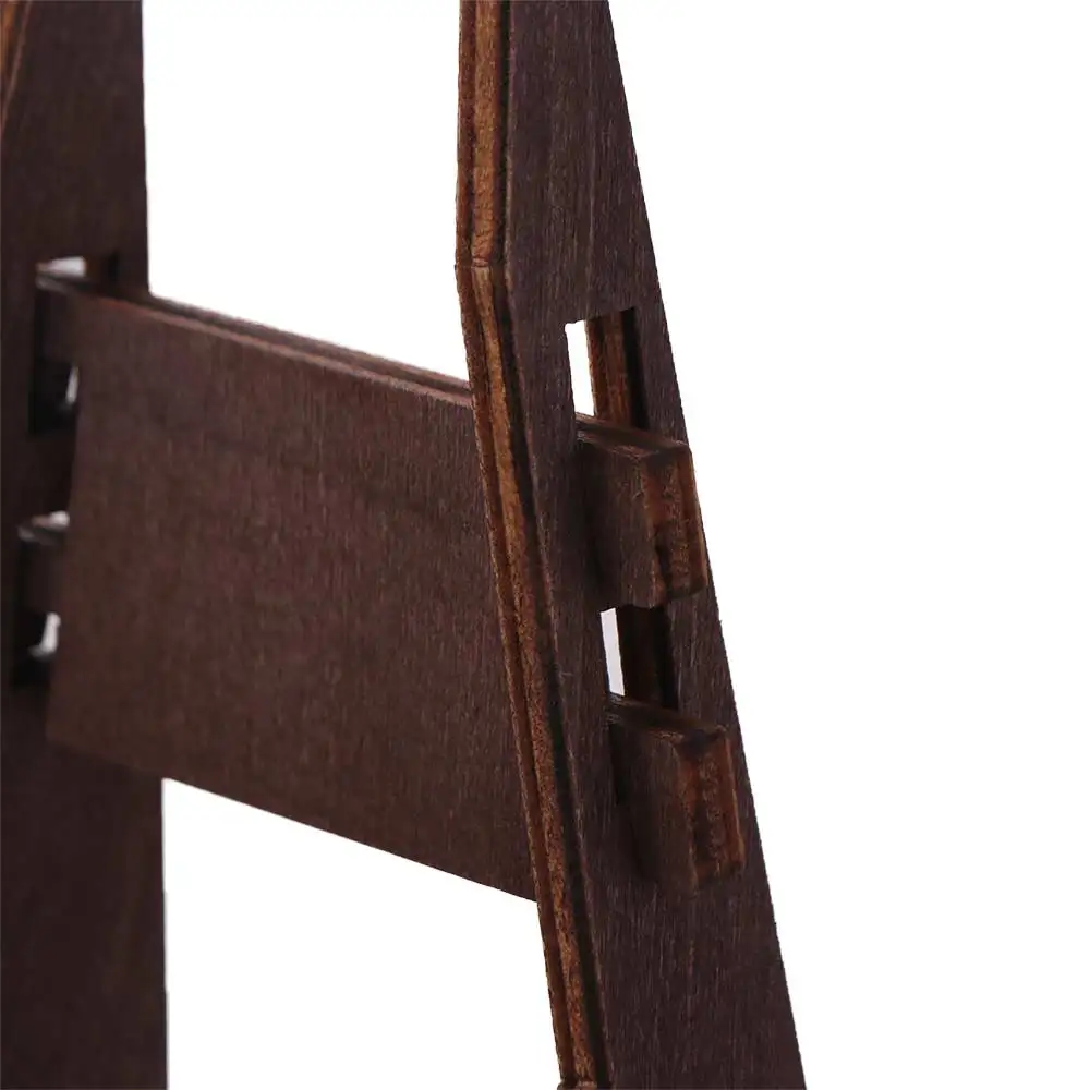 4.5/6/8 بوصة حامل عرض فني مضاد للانزلاق إطار صورة عتيق حامل متعدد الأغراض حامل عرض كتب خشبي إطار الصورة