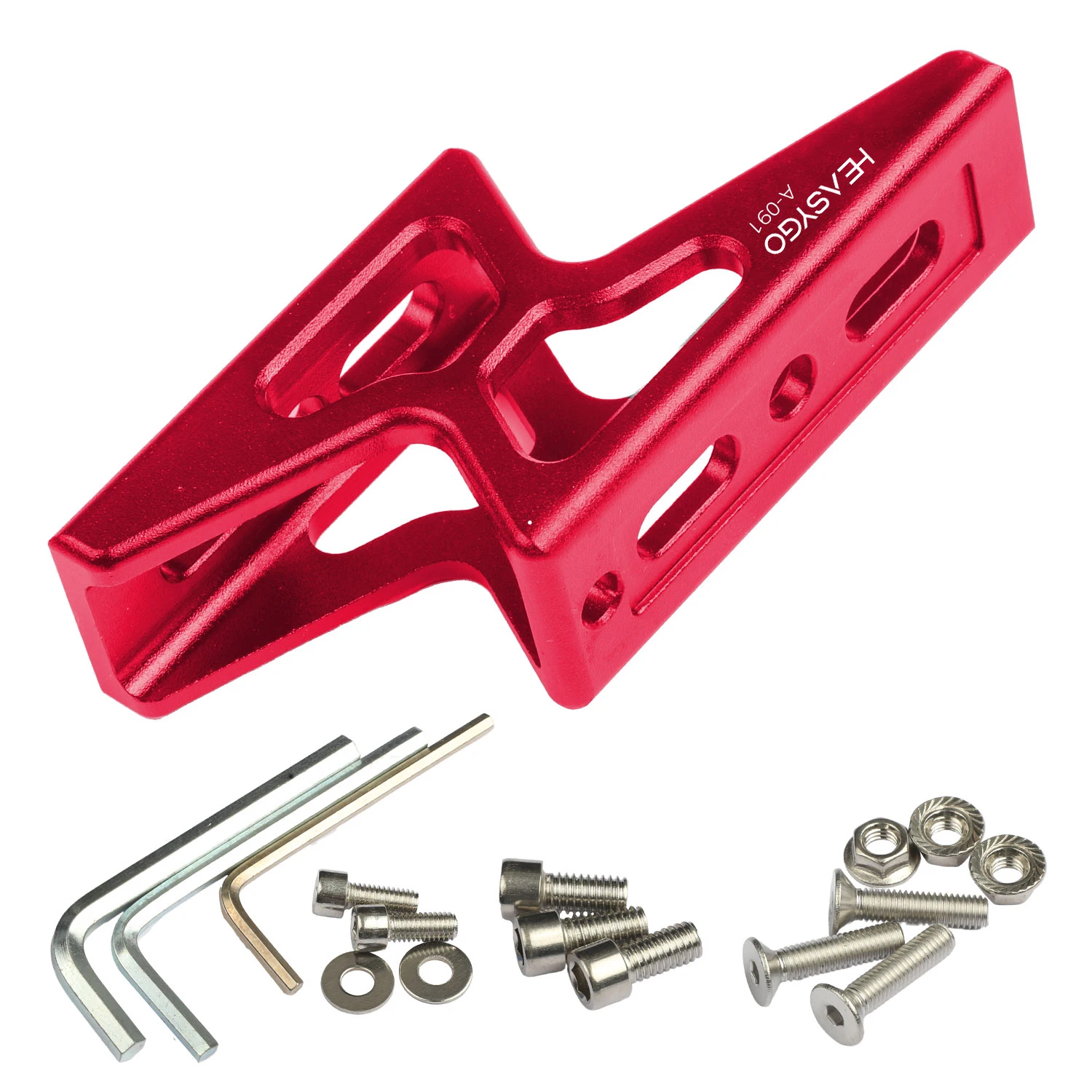 AliExpress NONE 20mm Bike Rack Pig Nose Extension Bracket Anodized CNC Alloy Ultra Light 44g Front Bag Carrier for Brompton Folding Bike A91