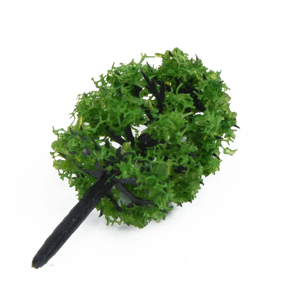 10pcs 5cm HO OO Scale Model Trees Train Railroad Layout Diorama Wargame Park Scenery Miniature Tree Landscape Decoration