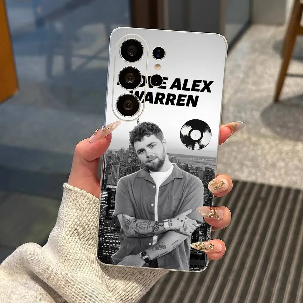 Vintage A-Alex W-Warren Ordinary  PhoneCase For Samsung S25,S24,S21,S22,S23,S30,Ultra,S20,Plus,Fe,Note,10,9,5G Transparent Cover