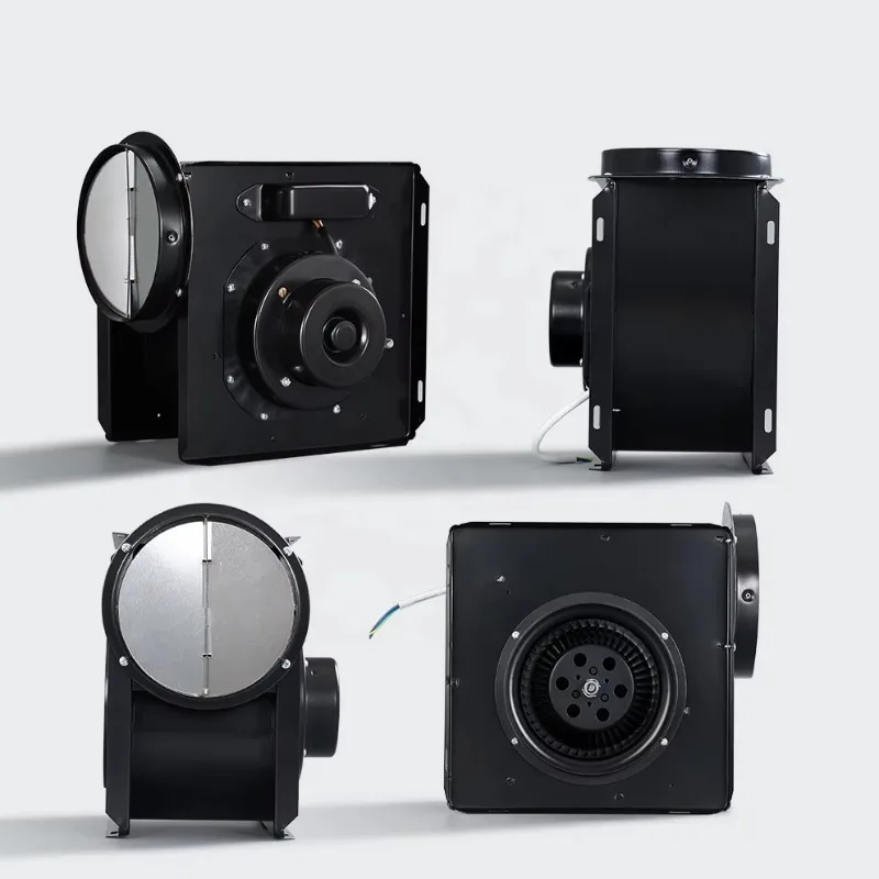 Split Design IP44 One Main Outlet Indoor Multi-Point Extractor Air Inline Duct Fan Centrifugal Exhaust Fan