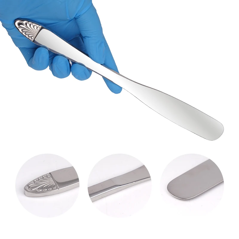 10pcs Dental Spatula Alginate Mixing Knife Plaster Impression Material Stainless Steel Knife Dentistry Laboratory Gypsum Spatula