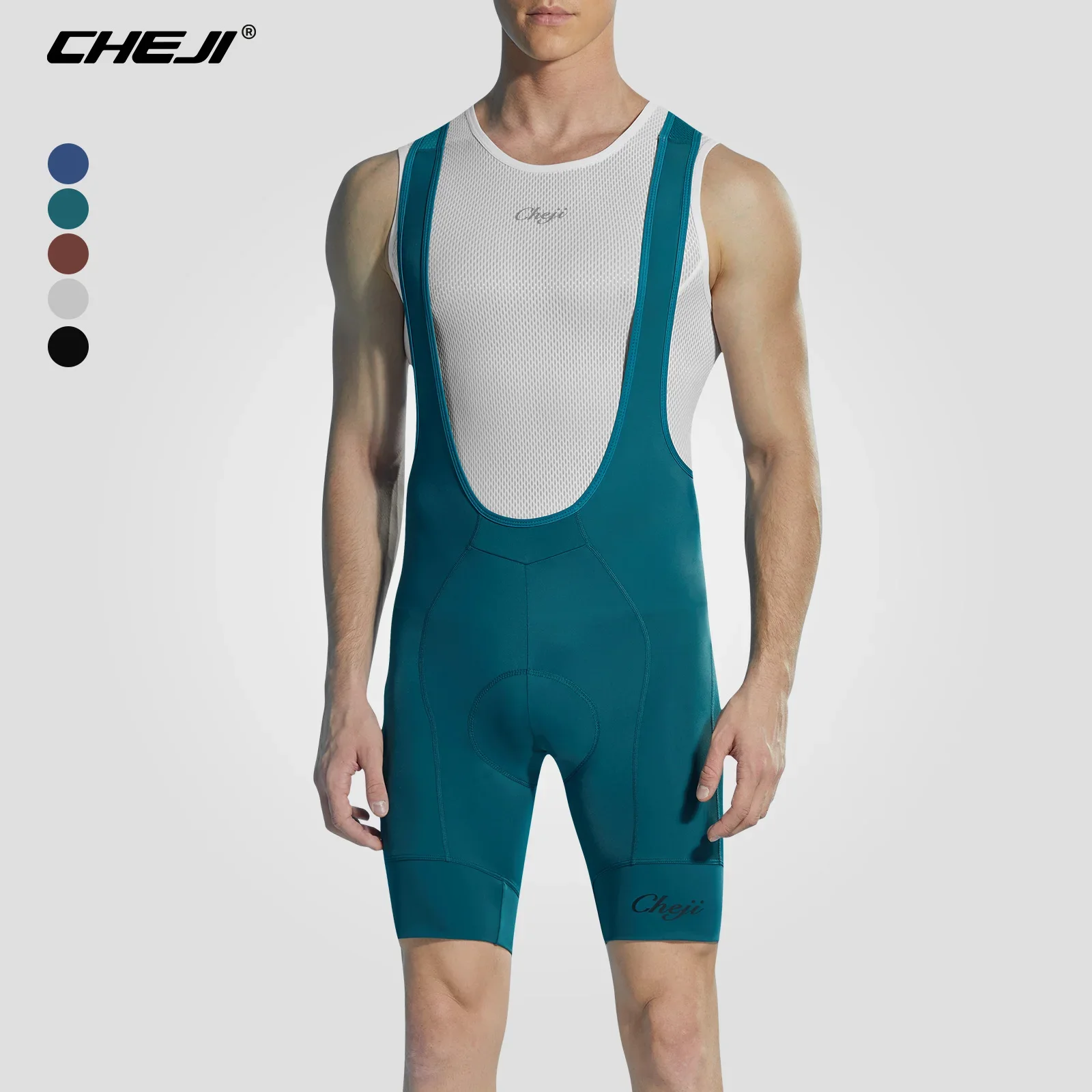 CHEJI Cycling Bib Shorts Men Summer Clothing Bicycles Running Sports Quick Dry New Cycling Equipment High Quality