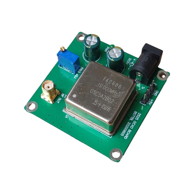 10M OCXO Frequency Standard Board 10Mhz/13DBM Constant Temperature Crystal Oscillator Sine Wave Output OCXO-10M-2525