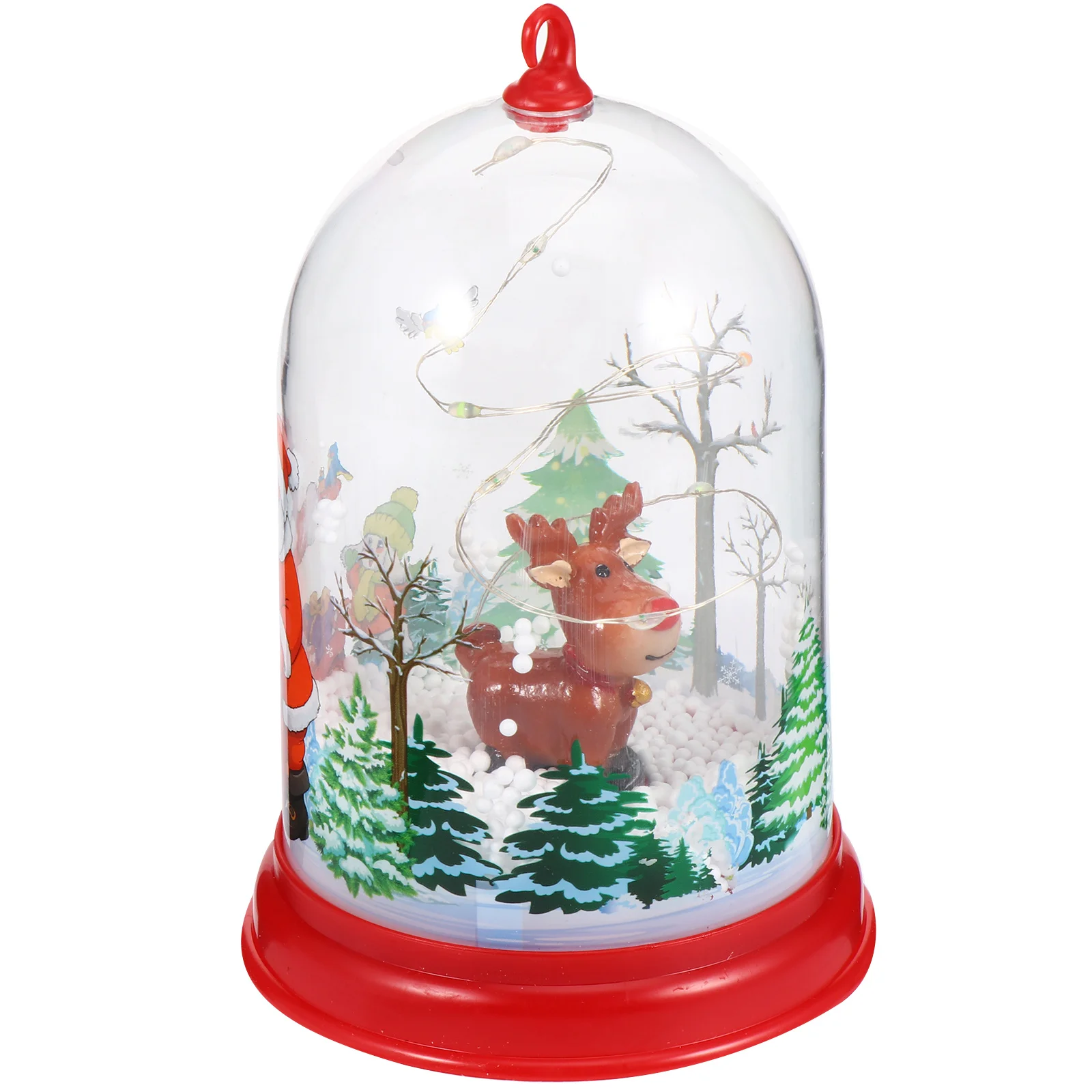 1 pezzo di renna di Natale luce 3D modellazione di Natale lampada a bagliore caldo per decorazioni per feste luce notturna da tavolo decorazione natalizia