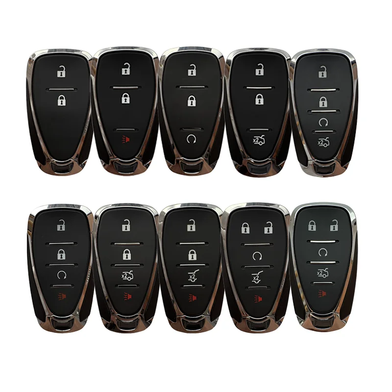 

2/3/4/5 Buttons Smart Car Remote Key Shell Replacement For Chevrolet Cruze Malibu Camaro Equinox Keys Fob Body Housing