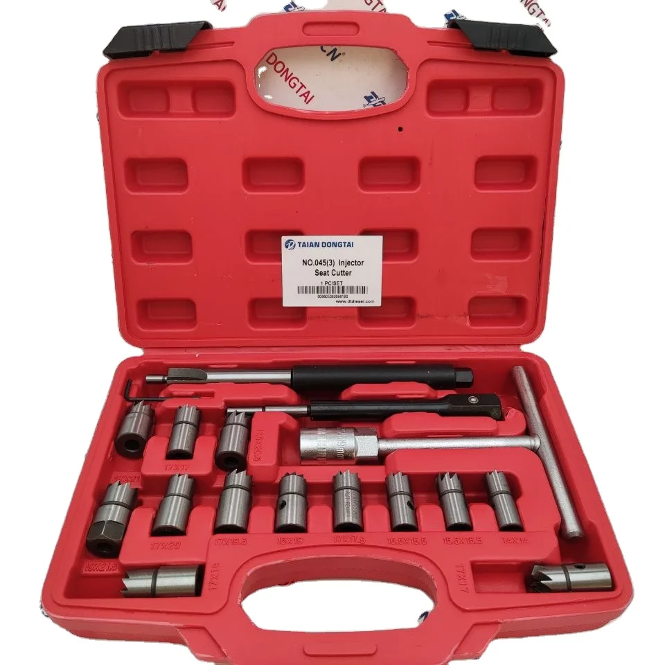

No. 045 (2) injector seat cutting machine set of 17 pieces