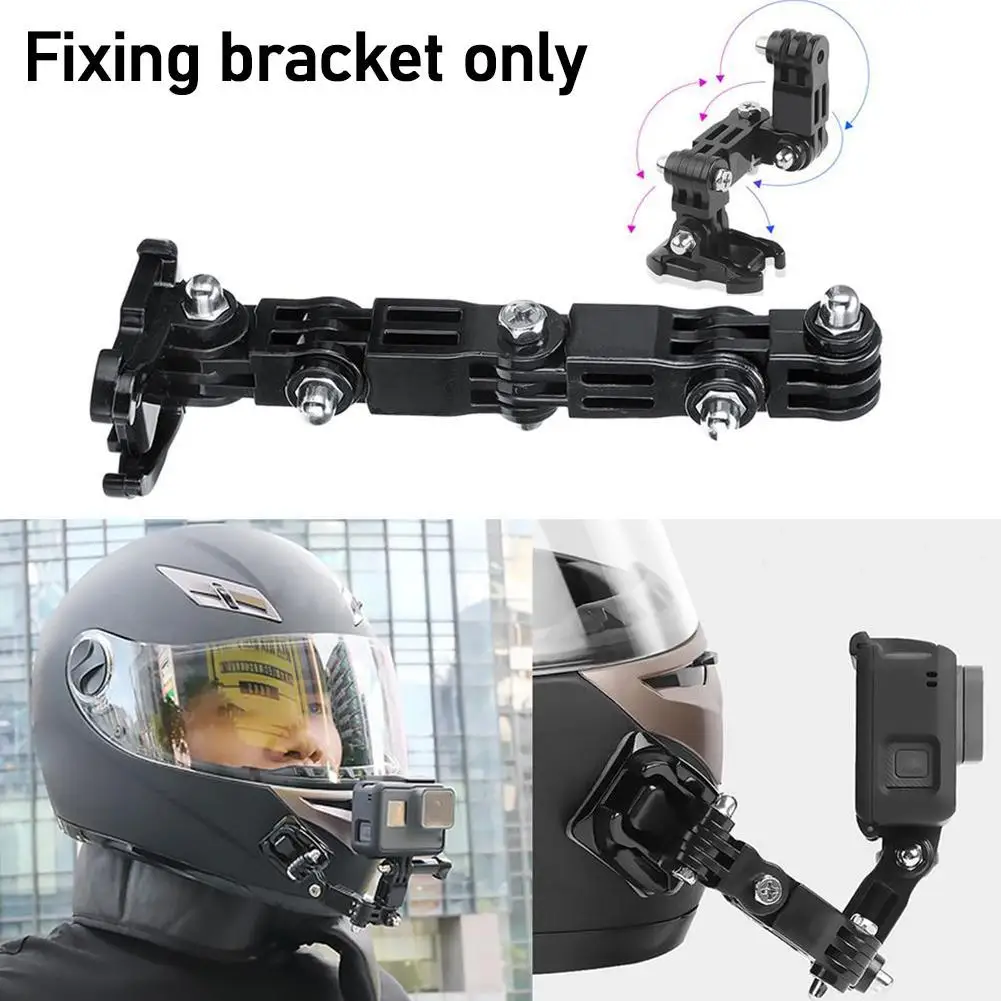 

Motorcycle Base Mount Riding Helmet Chin For GoPro hero6/5/4 Sports Camera Mount Action Sport Accessories Kit