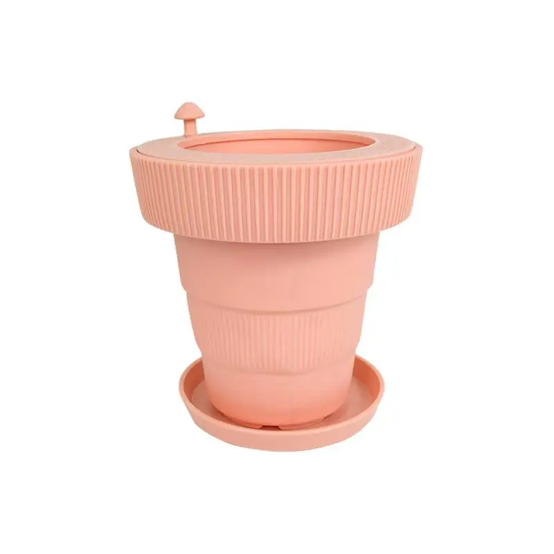 

Self-Watering Plant Pot Cactus Water Storage Plant Pot Water Storage Planter With Knob To Control Drip Rate Decorative Novelty