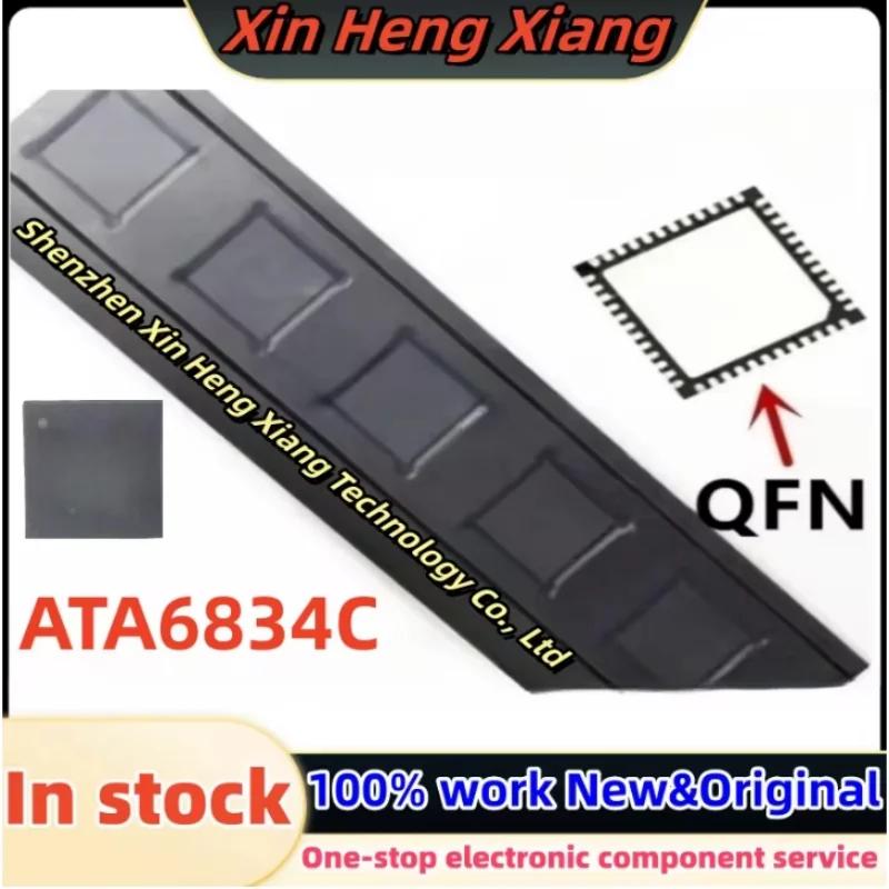 

100% New 5-10pcs ATA6834C-PLQW ATA6834 ATA6834C QFN-48