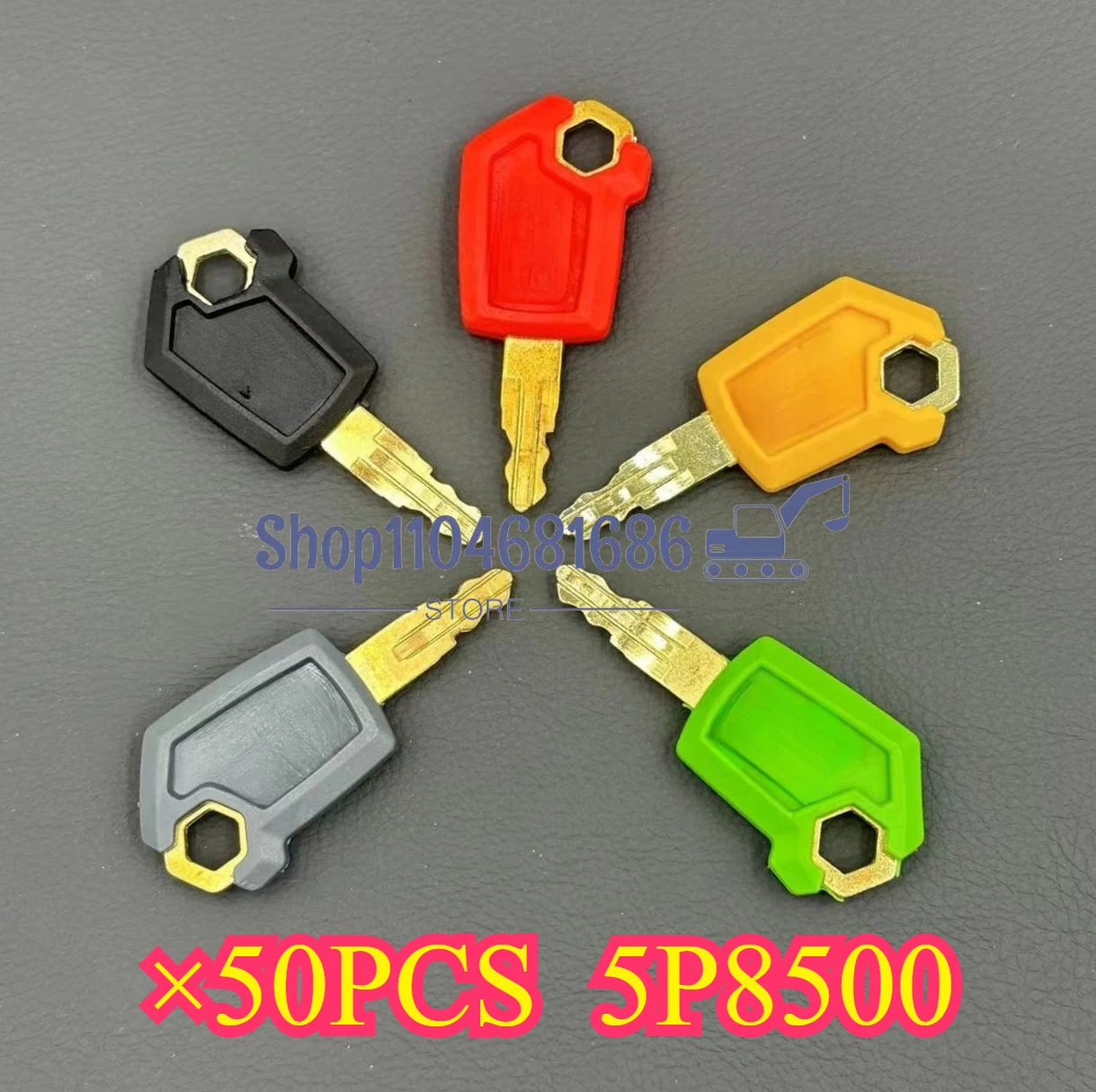 

50PCS 5P8500 Key for Excavator E200B E320/B/C/D with Copper Material