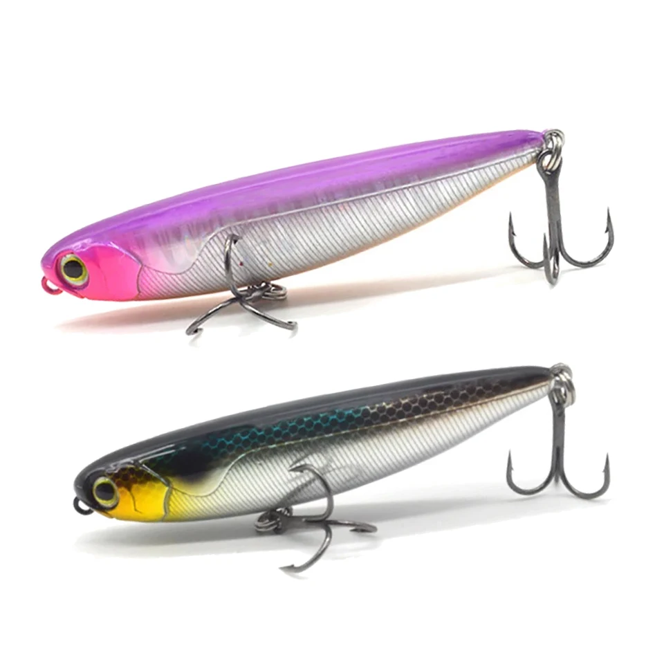 Topwater Pencil 6g/12g Surface Walker Fishing Lure Walk Z-shaped Dog Artificial Swimbait Saltwater Bass Hard Bait Fishing Tackle