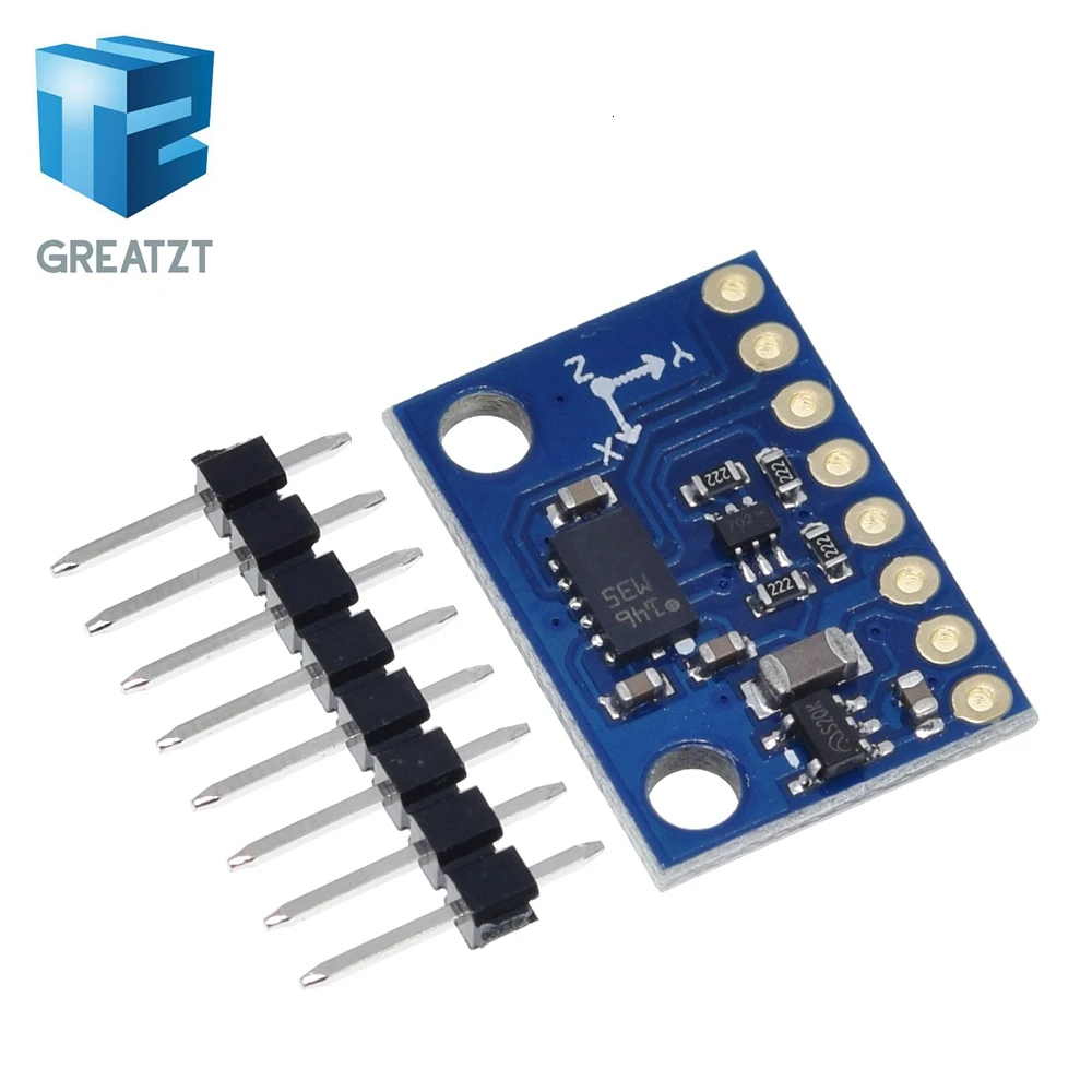 GREATZT GY-511 LSM303DLHC Module E-Compass 3 Axis Accelerometer + 3 Axis Magnetometer Module Sensor for Arduino