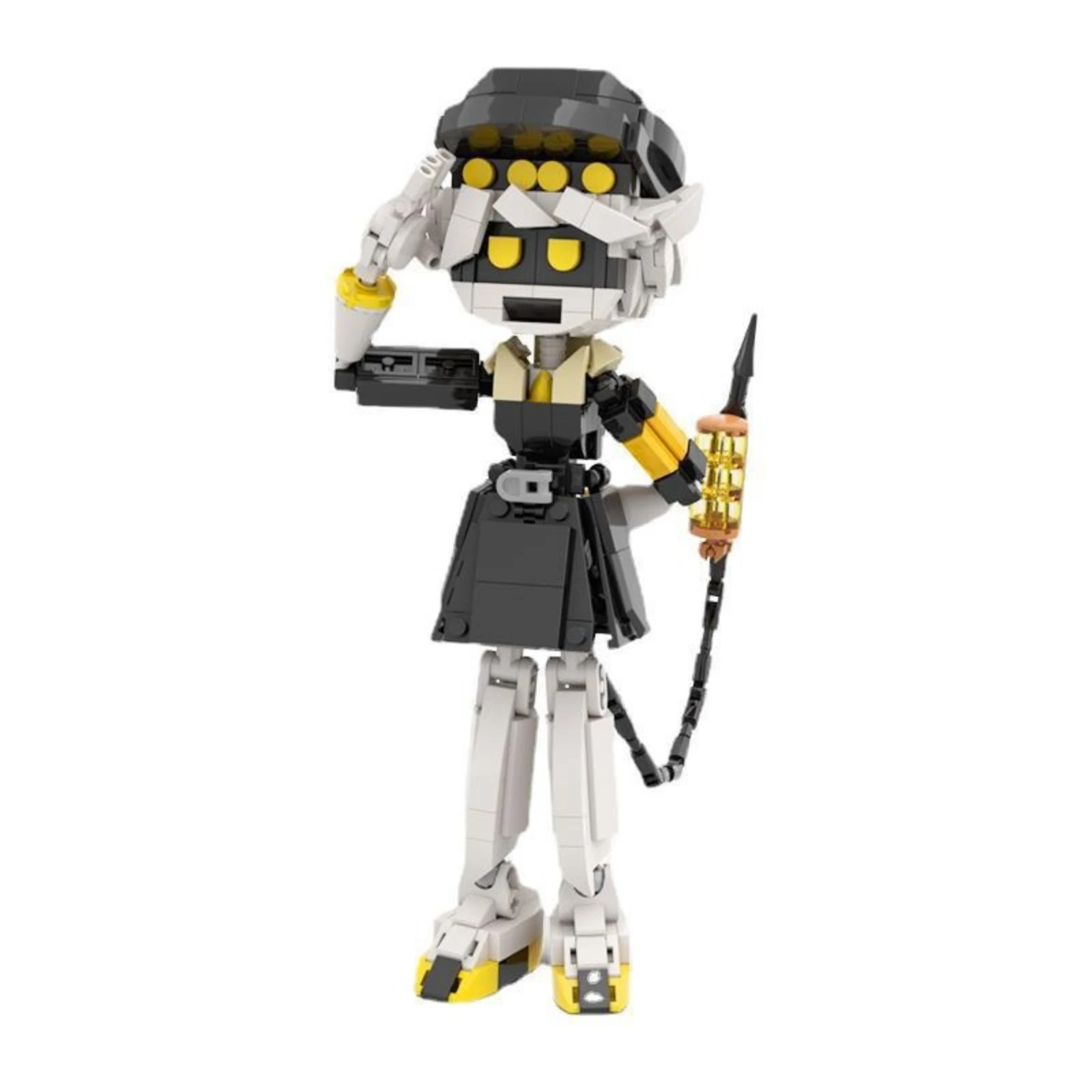 

MOC Anime Characters Killer Model Building Blocks Creative Assembly Winged Angel Robots Bricks Ornament Puzzle Toy Xmas Gifts