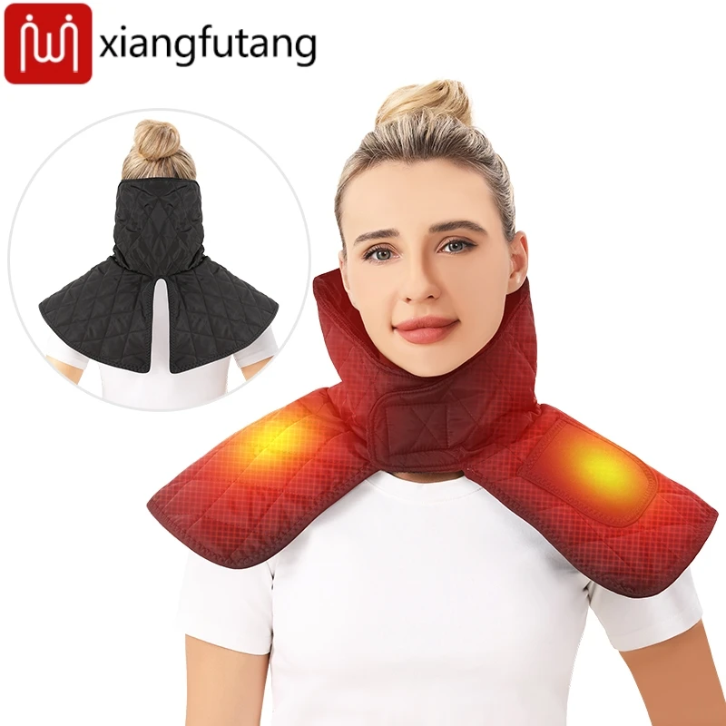 

Шаль с подогревом шеи, 3 уровня температуры, электрическая подушка с подогревом для плеч и шеи, облегчение боли, подарки на Рождество и день рождения