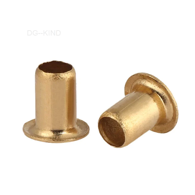 Hollow brass tubular rivets, tubular rivets, double sided circuit board m0.9 m1. 3 m1. 5 m1. 7 m2 m2, 3 m2. 5 m3 m3. 5 m4 m5 m6