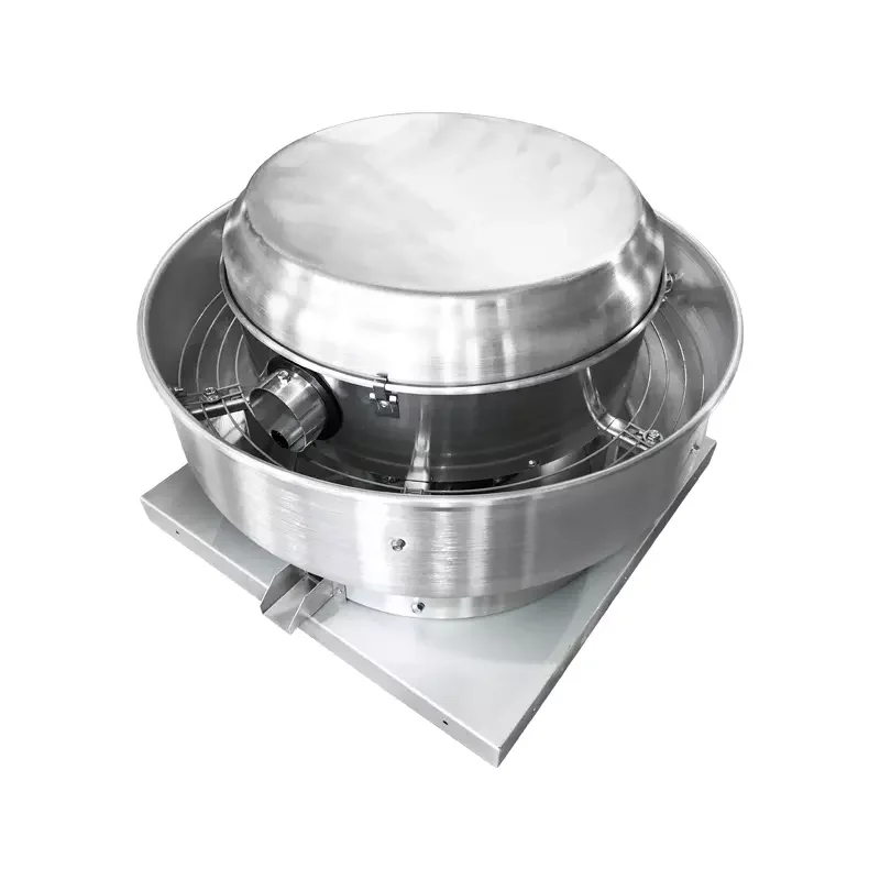 Direct drive/belt driven high air volume range hood centrifugal roof fan