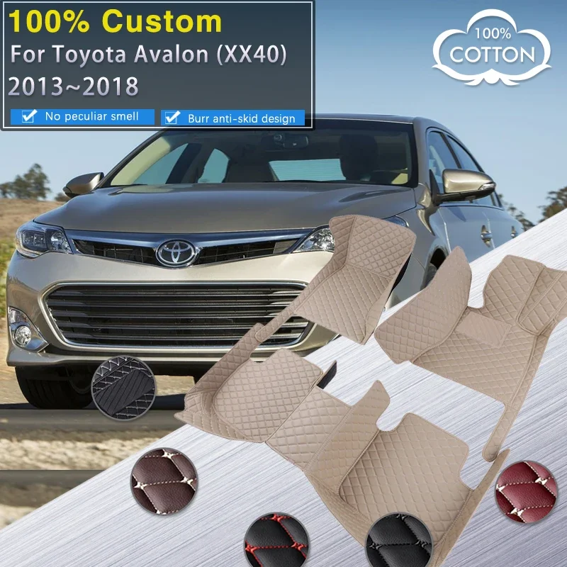 

3D автомобильные коврики для Toyota Avalon XX40 2013 ~ 2018 прочный водонепроницаемый ковер роскошный кожаный коврик автомобильные аксессуары авто коврики Full S