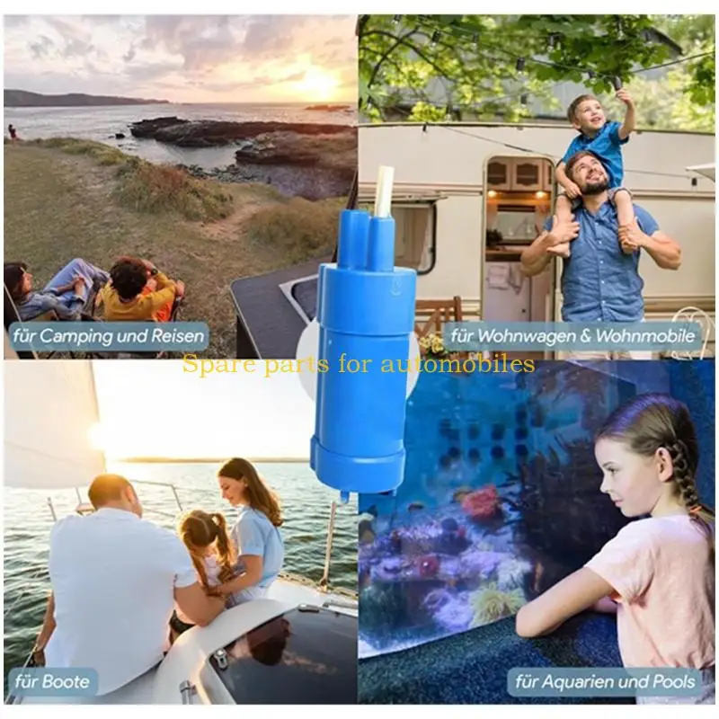 

H58F Коррозионное устойчивое водяное насос водяной насос 12 В 24 В для туристов Motorhomes Campers с тихими выступлениями с